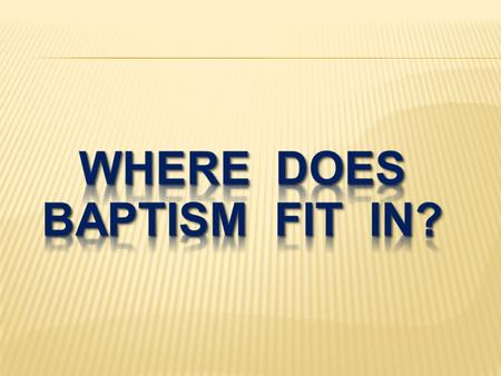 Romans 6:1-4 What shall we say, then? Shall we go on sinning so that grace may increase? By no means! We died to sin; how can we live in it any longer?