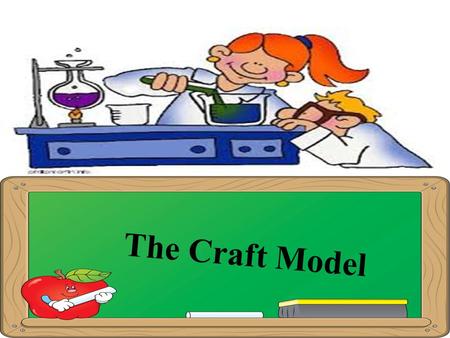 The Craft Model. Activity: Case Study Ali Jaber is a student at Faculty of Education. He is in the last year and he has practicum courses in which students.