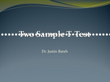 When the means of two groups are to be compared (where each group consists of subjects that are not related) then the excel two-sample t-test procedure.