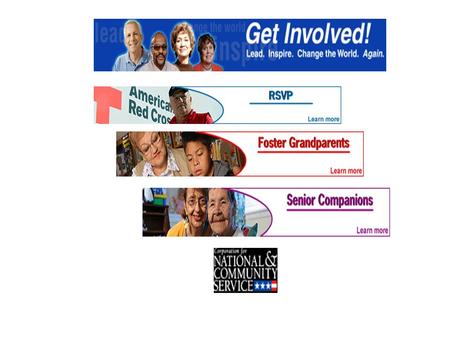 An Overview of Senior Corps Programs & Collaboration with SCSEP November 18, 2010 – 8:30 a.m.