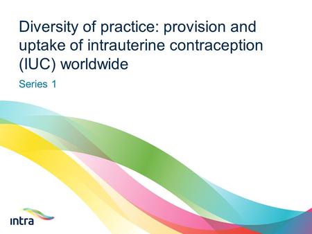 Series 1 Diversity of practice: provision and uptake of intrauterine contraception (IUC) worldwide.