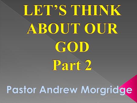 What do you think about? What occupies your mental realm? Pro 23:7 Prov 4: 23 Phil 4:8.