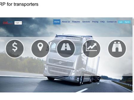 Malboh – ERP for transporters. Malboh – ERP Dashboard.