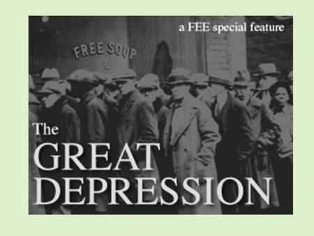 1920’s 1920’S Seemed like a prosperous time Many invested in the stock market- easy way to make money. Stock prices steadily rose through the 20’s. Could.