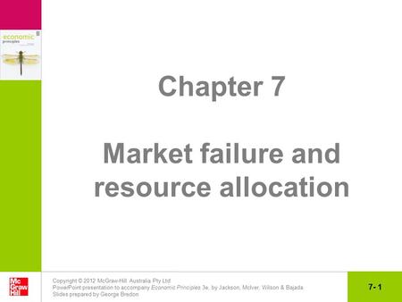 Copyright © 2012 McGraw-Hill Australia Pty Ltd PowerPoint presentation to accompany Economic Principles 3e, by Jackson, McIver, Wilson & Bajada Slides.