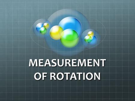 MEASUREMENT OF ROTATION. OBJECTIVES Given an angle of any measure, draw a picture of that angle. Sketch an angle that has a measure of between 0° and.