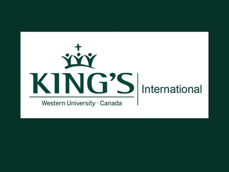 King’s University College: Course Selection Information WELCOME Exchange students of 2016 – 2017!