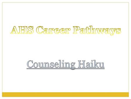 What are Career Pathways? A program of study that involves a multi-year sequence of courses that integrates core academic knowledge with technical and.