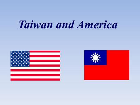 Taiwan and America. Government USA: the federal government: carries out the role assignment to the federation of individual states. Taiwan: the national.