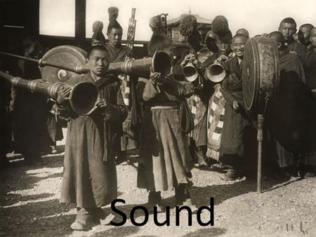 Sound. Diegetic sound Part of the cinematic ‘world’ E.G. natural sounds Non-diegetic sound Not part of the cinematic ‘world’ E.G. background music.