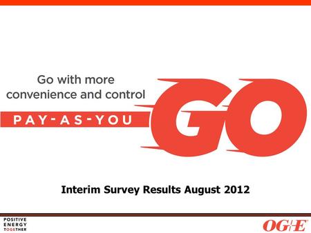 Interim Survey Results August 2012. Survey Overview  Date of survey: July 18, 2012 – August 6, 2012  300 participants  52 completed  17.3% response.