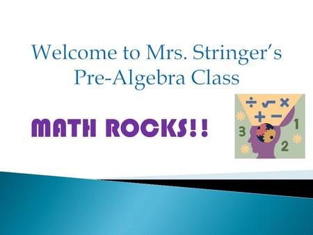 MATH ROCKS!!  Born and Raised in Miami, FL  B.B.A. in Finance from Mercer University  Masters in Educational Leadership from Barry University (2013)