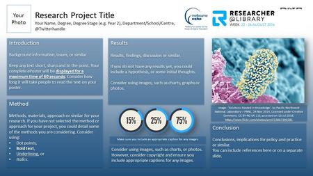 Research Project Title Your Name, Degree, Degree Stage (e.g. Year 2), Introduction Background information, issues,