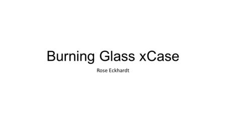 Burning Glass xCase Rose Eckhardt. How to close the skills gap: My recommendations for each job type Nursing Requires a degree but not many.