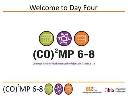 Welcome to Day Four. Agenda Number Talk Linear Function Video Cases Break Hiring Problem Lunch Connecting Number to Algebra Break Scientific Notation,