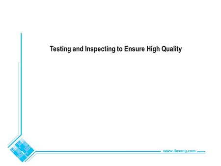 Testing and Inspecting to Ensure High Quality. © Lethbridge/Laganière 2005 Chapter 10: Testing and Inspecting for High Quality 2 Basic definitions A failure.