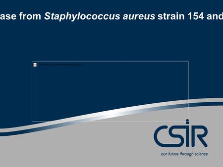 Characterization of the acid phosphatase from Staphylococcus aureus strain 154 and its development as a reporter system.