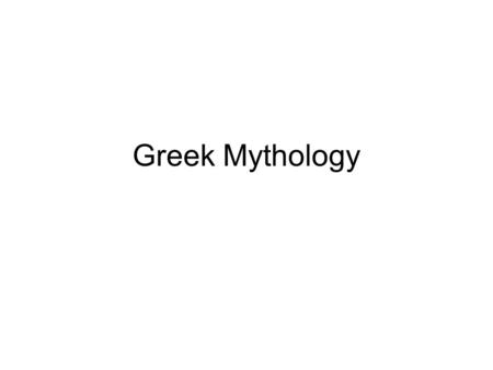 Greek Mythology. Titans: Race of powerful deities that ruled the world before Olympian gods 12 (6 male, 6 female) Associated with primal concepts: ocean,