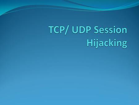 TCP Sliding Windows For each TCP connection each hosts keep two Sliding Windows, send sliding window, and receive sliding window to make sure the correct.