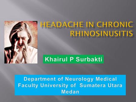 An Inflammatory condition involving the paranasal sinuses and linings of the nasal passages that lasts 12 week or longer This diagnosis requires objective.