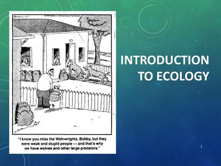 INTRODUCTION TO ECOLOGY 1. ECOLOGY DERIVES COMPONENTS FROM EACH OF THE FOUR BIG IDEAS IN BIOLOGY Big Idea 1: The process of evolution drives the diversity.