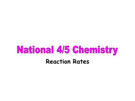 Reaction Rates. AimTo find out if temperature affects the speed of a reaction Apparatus dilute hydrochloric acid piece of zinc hot water.