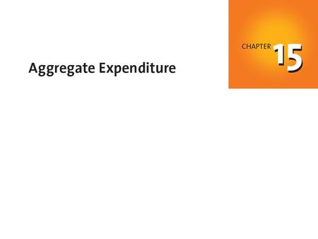 When you have completed your study of this chapter, you will be able to C H A P T E R C H E C K L I S T Distinguish between autonomous expenditure and.