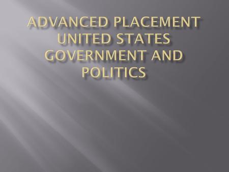 “The easiest 3 you will ever earn.”  One college Political Science course at most major institutions.  (Maybe not at some snobby places.)  About 49%