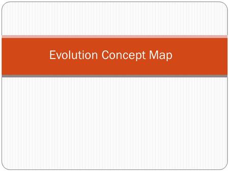 Evolution Concept Map. EVOLUTION Occurs through the process of Artificial selection means such asestablished by who was a who traveled to the and observed.