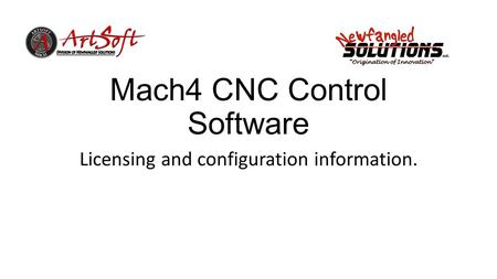 Mach4 CNC Control Software