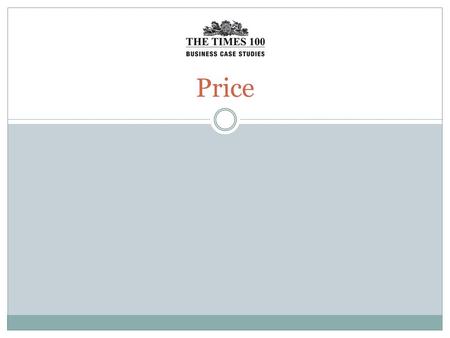 Price. The marketing mix Price is just one part of the marketing mix, which is also known as the 4Ps: Product Price Place Promotion.