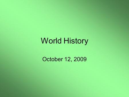 World History October 12, 2009. Agricultural Revolution Enclosures.