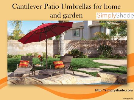 Cantilever Patio Umbrellas for home and garden