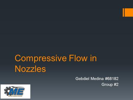 Compressive Flow in Nozzles