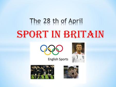 Sport in Britain. * Түсіну. * a. Warm up. Phonetic drill. “Sport in Britain”. Бейнеролик. * b. Presentation new words. * c. Jigsaw. Read the text and.