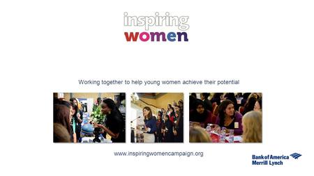 Working together to help young women achieve their potential