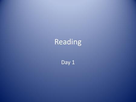 Reading Day 1. Street Rhymes! I’ll barter my truck for Anthony’s bat. Then I’ll trade the bat for a purple hat. Now what do you think of that?