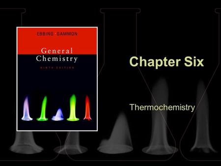 Chapter Six Thermochemistry. Copyright © Houghton Mifflin Company. All rights reserved.6 | 2 Question Label the following process as exothermic or endothermic: