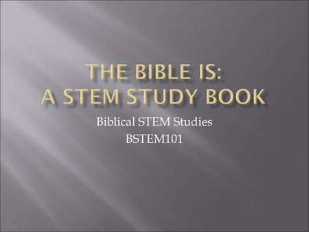 Biblical STEM Studies BSTEM101. 1. Prediction of Modern Military Aircraft (Isaiah 31:5) “As birds flying, so will the Lord of hosts defend Jerusalem;