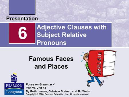 Adjective Clauses with Subject Relative Pronouns