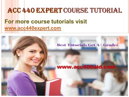 For more course tutorials visit