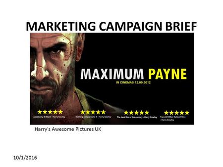 MARKETING CAMPAIGN BRIEF