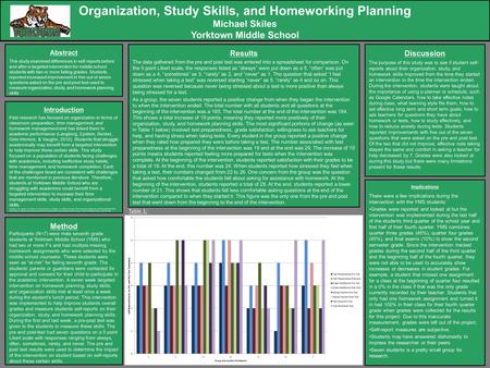 Abstract This study examined differences in self-reports before and after a targeted intervention for middle school students with two or more failing grades.