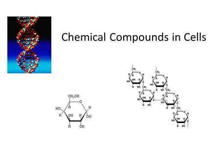 Chemical Compounds in Cells. Element A substance that cannot be broken down into simpler substances. The smallest unit of an element is called… An ATOM.