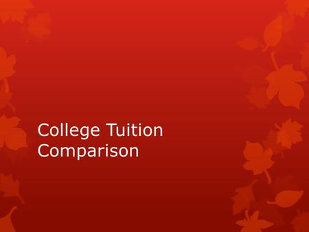 College Tuition Comparison. College $$ Vocabulary  Bachelor’s Degree – BS, BA – 4 Years  Pubic college versus Private college  Tuition  Resident versus.