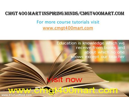 For more course tutorials visit