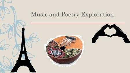 Music and Poetry Exploration. But first….let’s talk about the Lesson Plan.