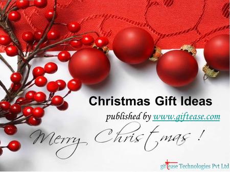 Christmas Gift Ideas published by