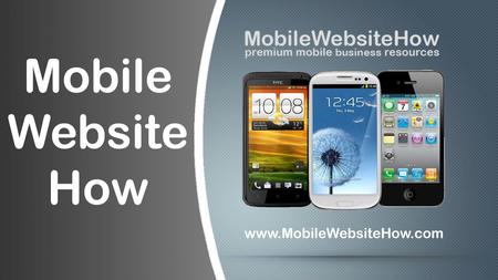 Mobile Usage Facts local mobile customer – 95% mobile users search for local info Mobile Usage Facts.