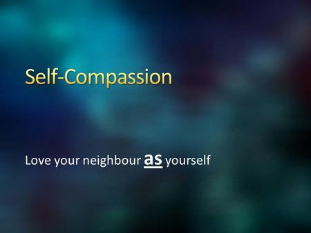 Love your neighbour as yourself. Why? Out of a sincere desire to love others and/or to obey God – to be a whole and mature person.